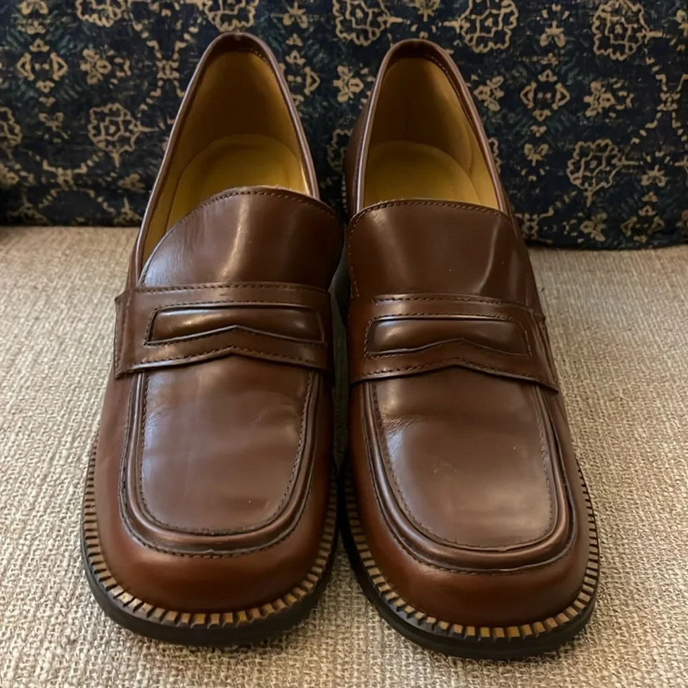Franco Sarto size 7 brown shoes - Picture 1 of 5